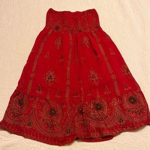 Earthbound Trading, Urban Nomad Ruched Tube Dress